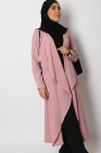 Trench long fluide pour femme