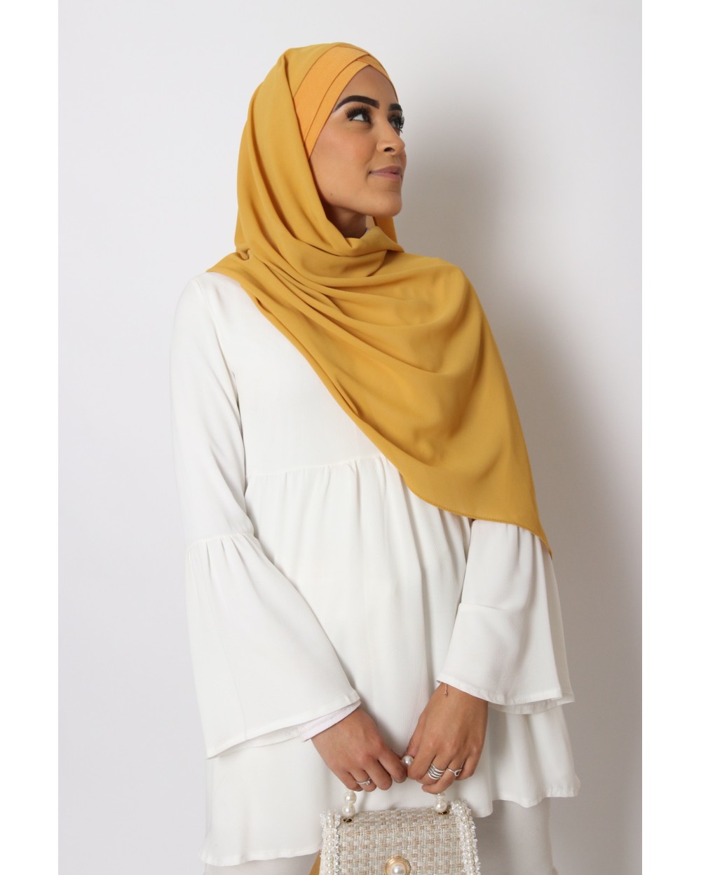 Hijab mousseline à enfiler Jasmine