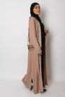 Kenza kimono with golden lace