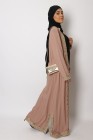 Kenza kimono with golden lace