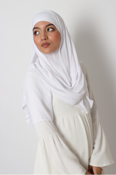 Hijab mousseline Style uni...