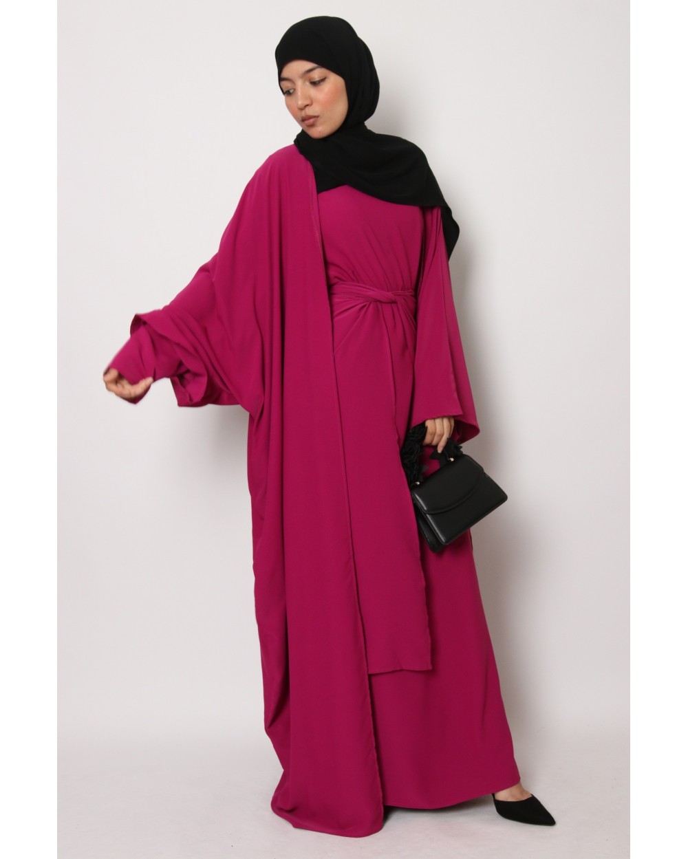 Abaya kimono pan silk of medina