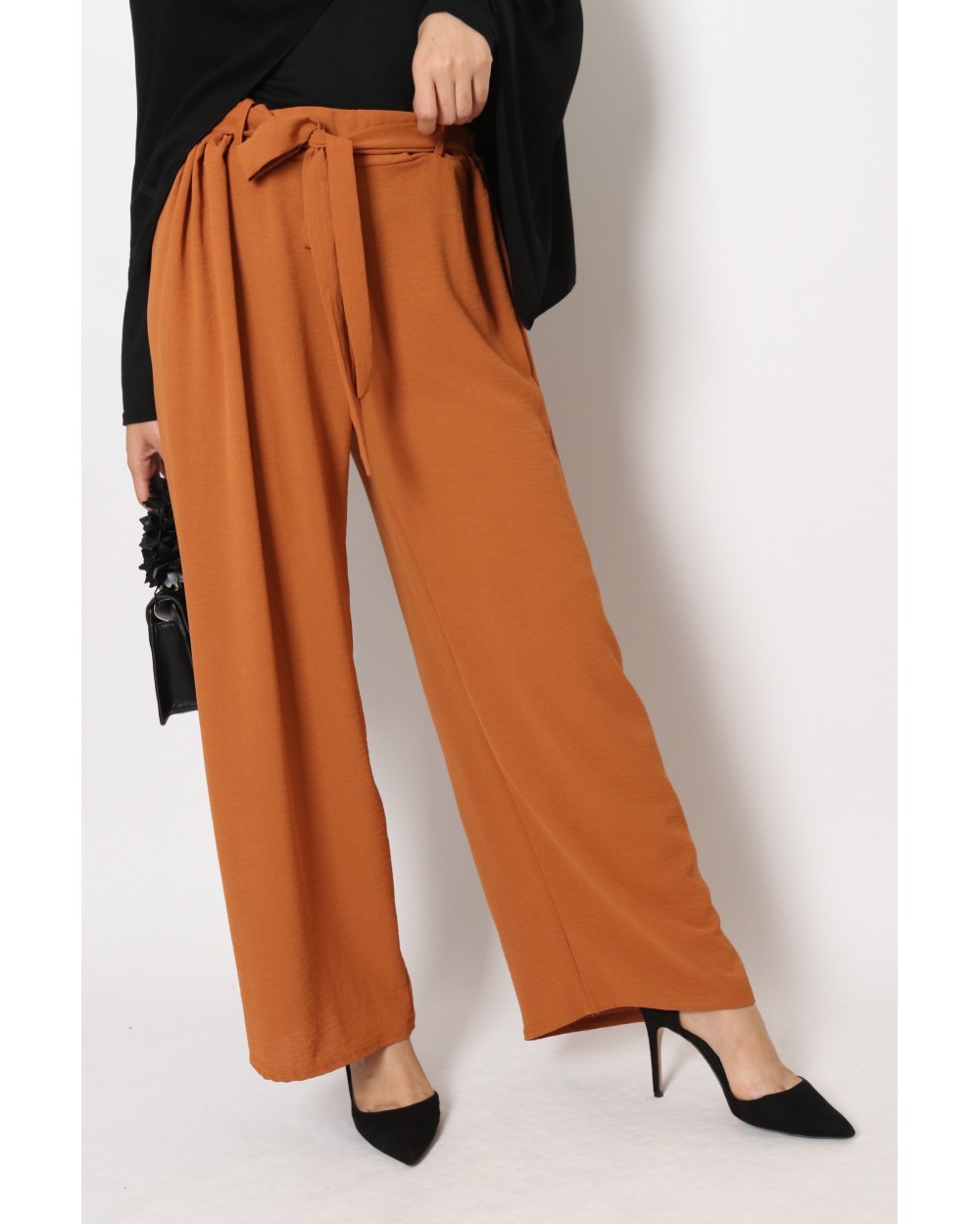 Jazz pants with belt