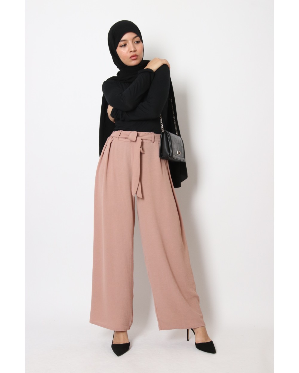 Jazz pants with belt