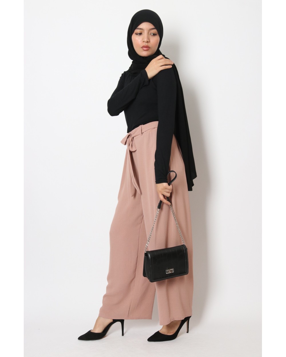 Jazz pants with belt