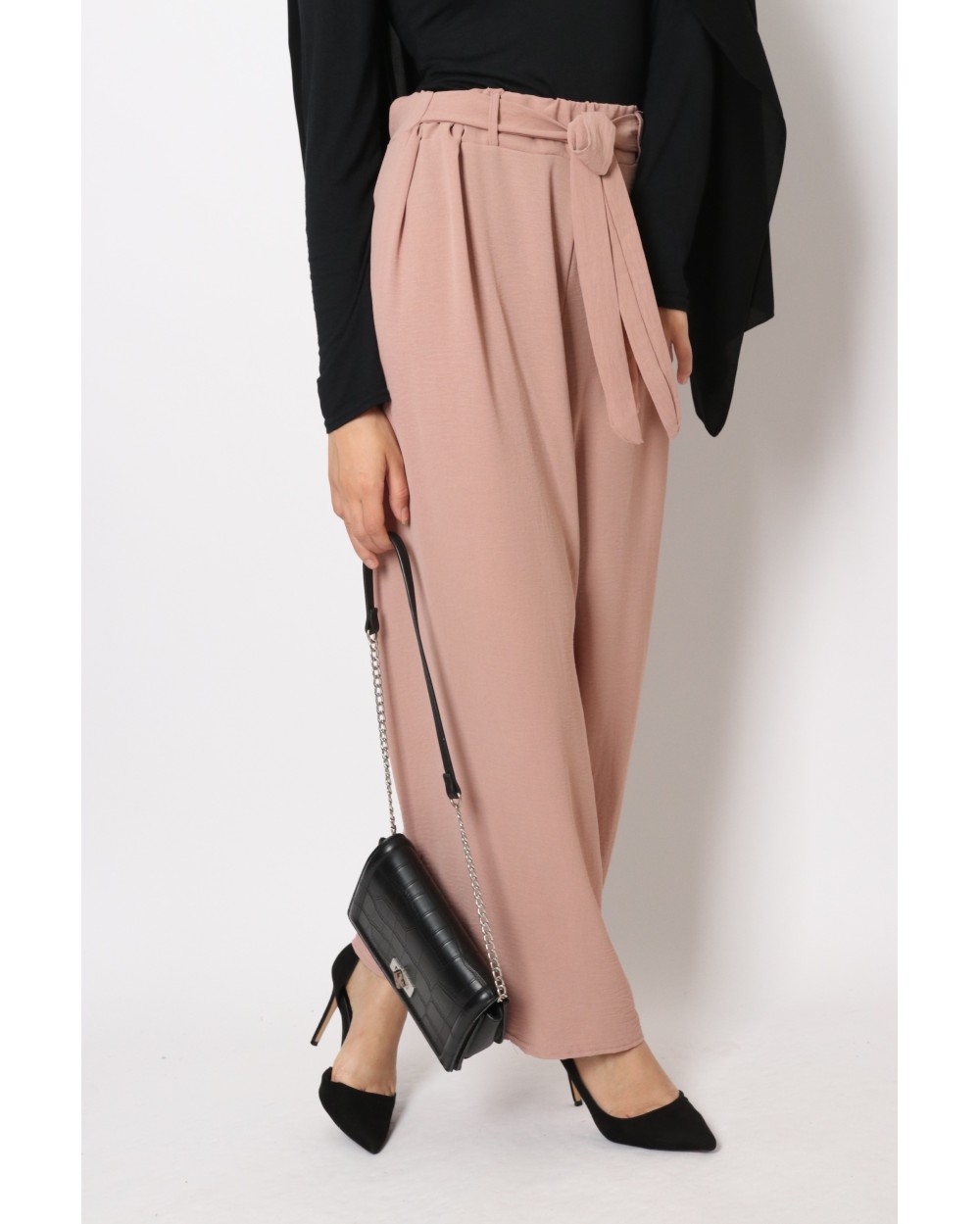 Jazz pants with belt