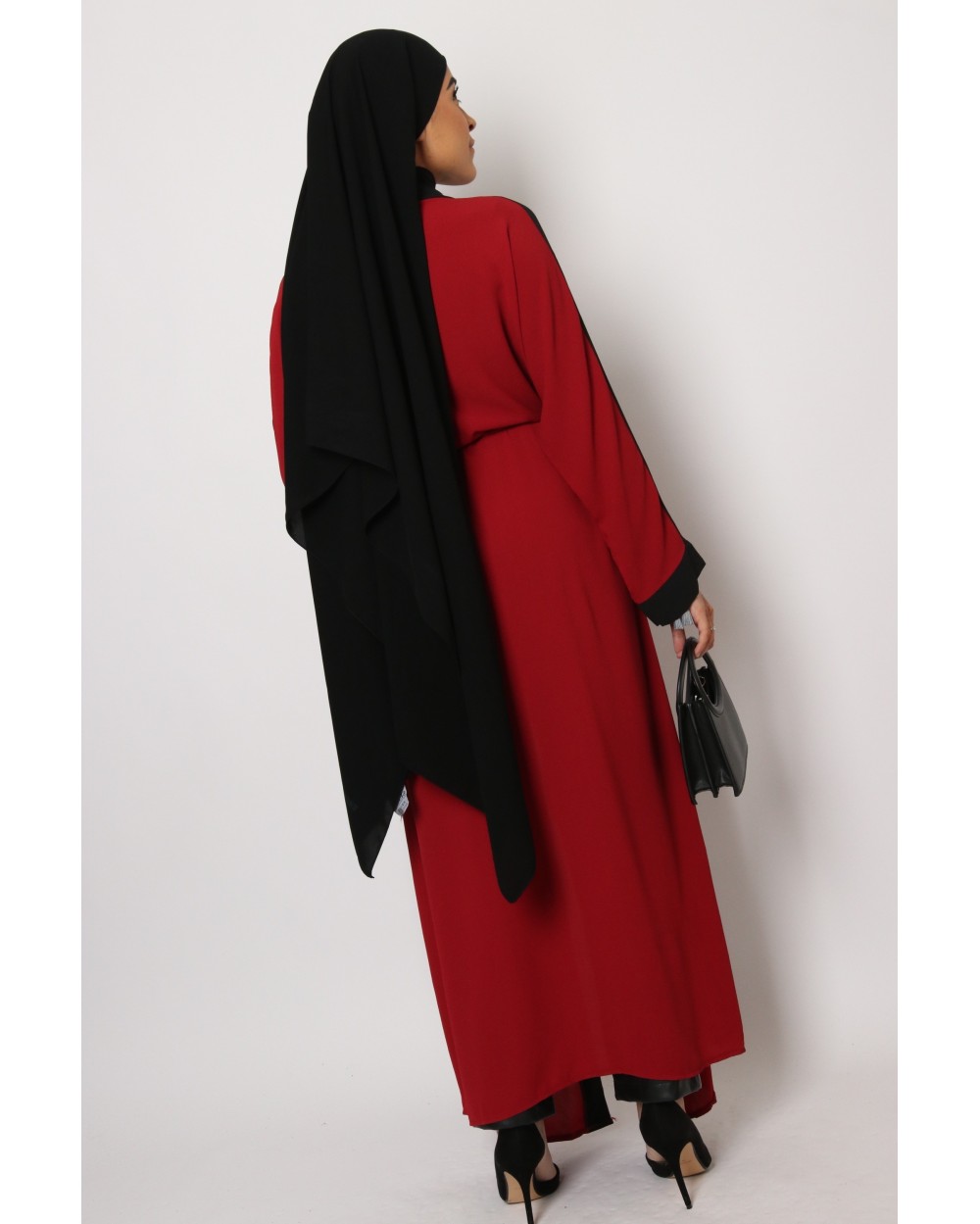 Kimono crêpe bicolore