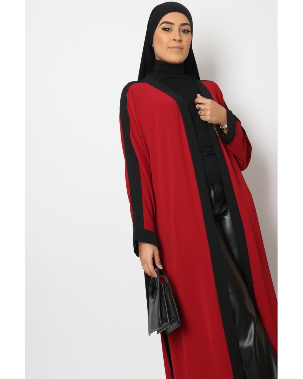 Kimono crêpe bicolore