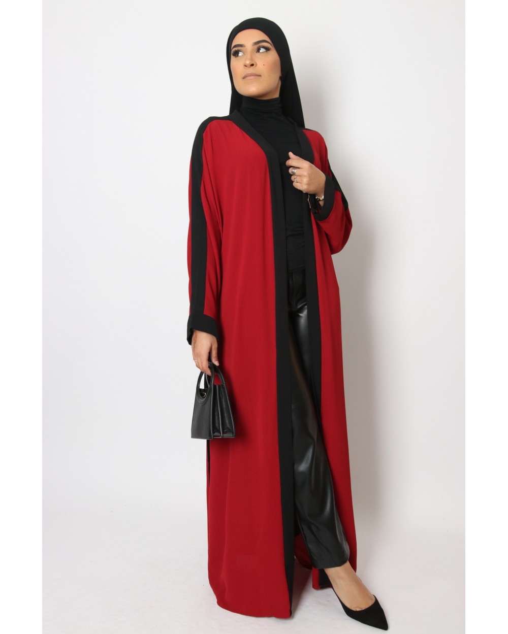 Kimono two-tone in crepe