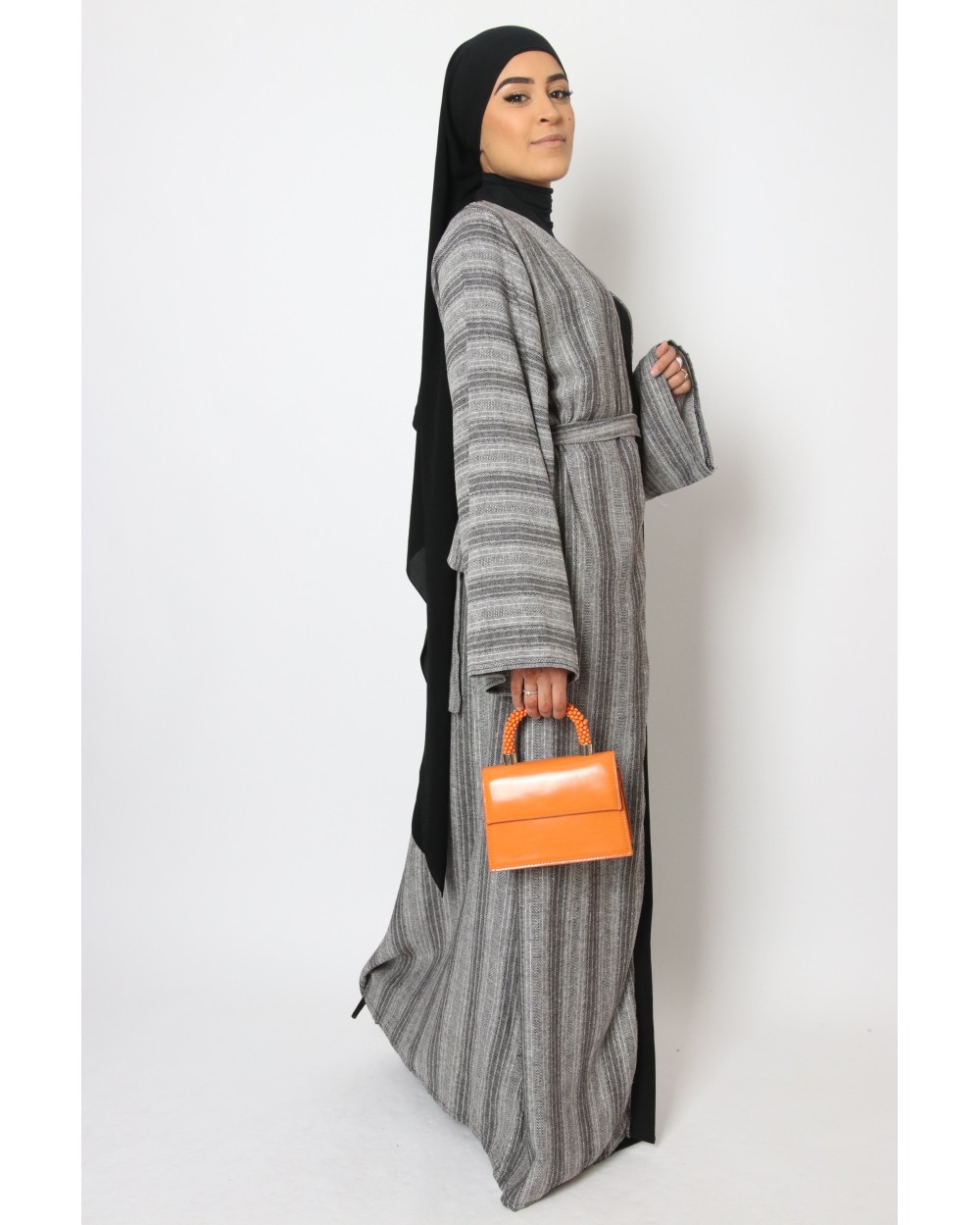 Kimono LIN fil argenté