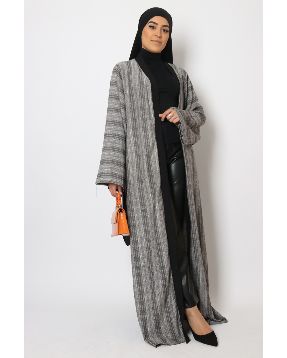 Kimono LIN fil argenté