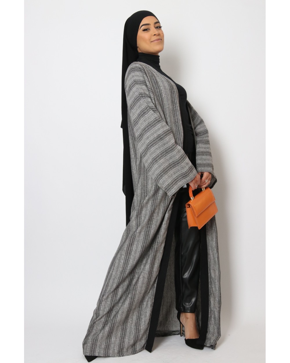 Kimono LIN fil argenté