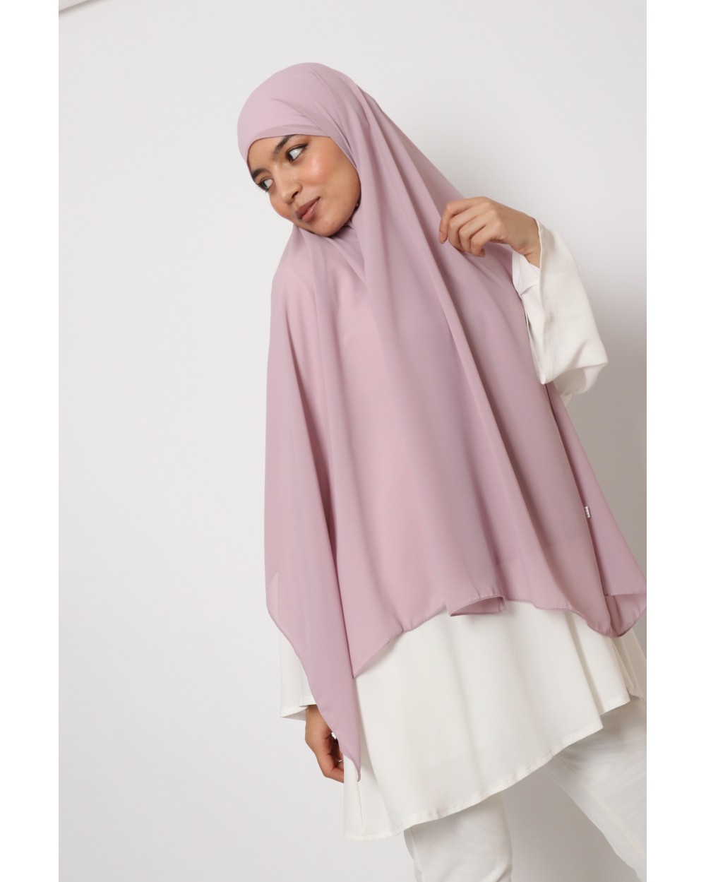 Hijab mousseline rectangle Nissa 175