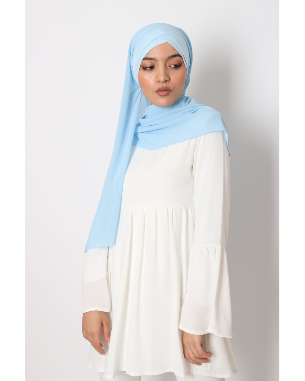Hijab mousseline à enfiler Jasmine
