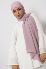 Hijab mousseline rectangle Nissa 175