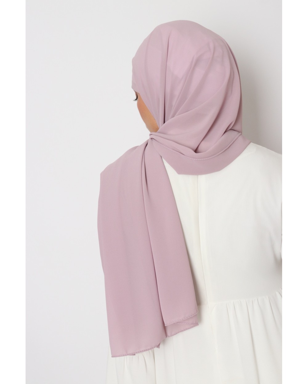 Hijab mousseline rectangle Nissa 175