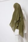 Hijab mousseline rectangle Nissa 175