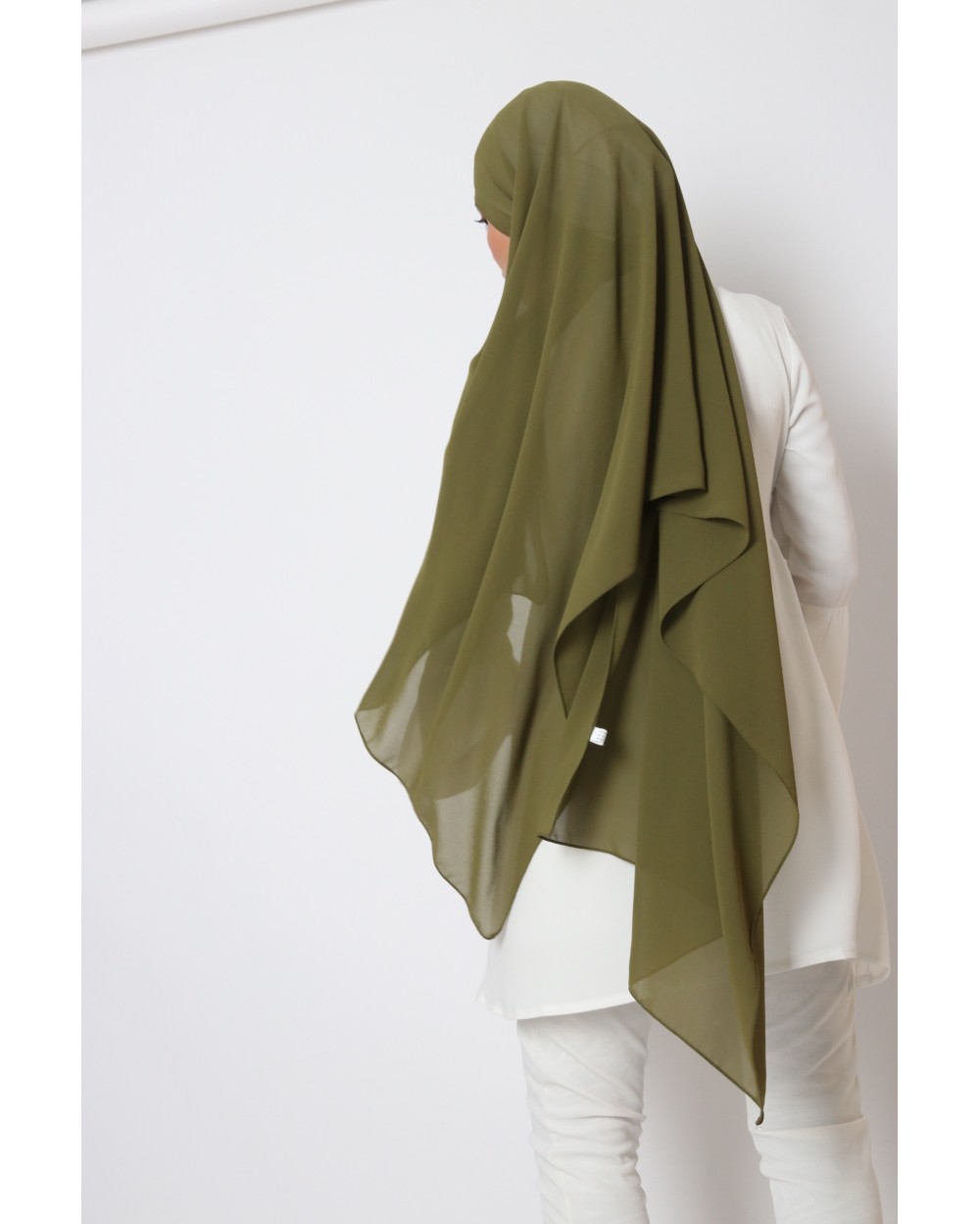 Hijab mousseline rectangle Nissa 175