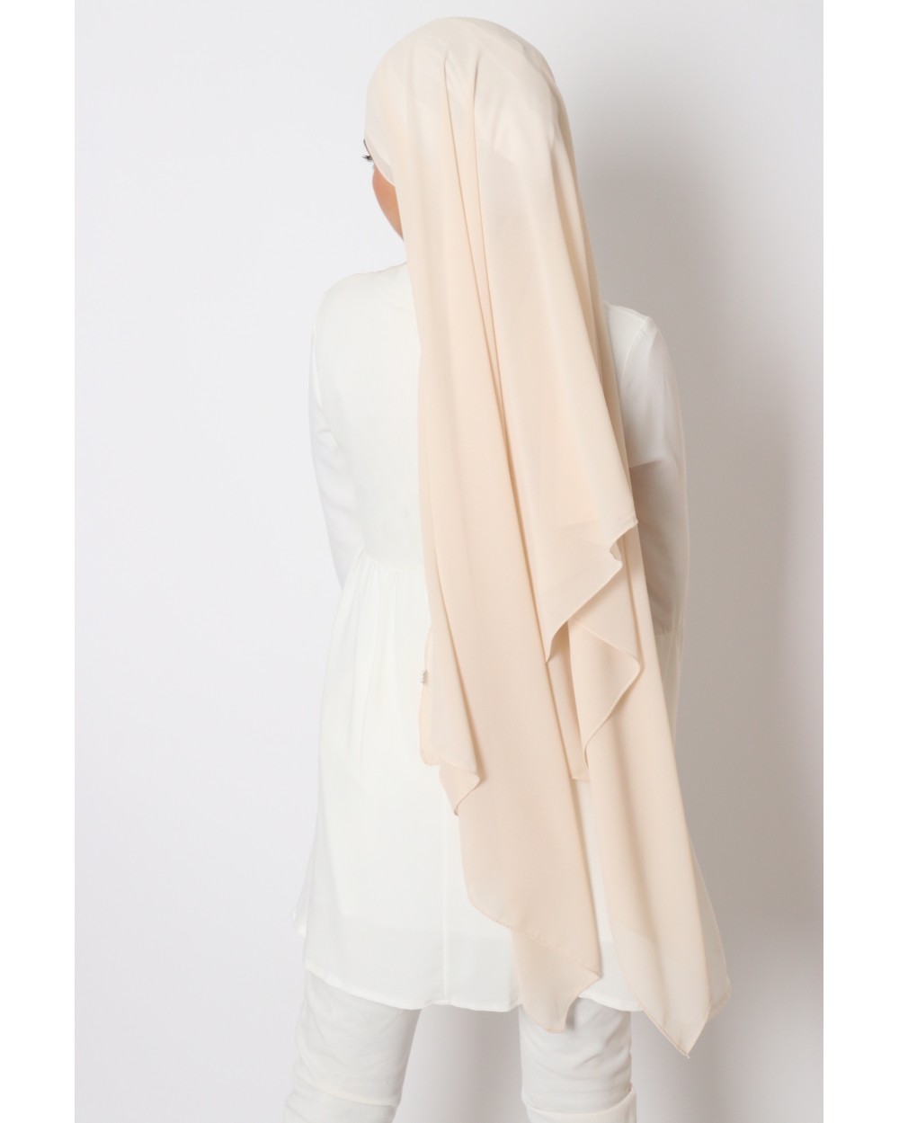 Hijab mousseline rectangle Nissa 175