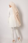 Hijab mousseline rectangle Nissa 175
