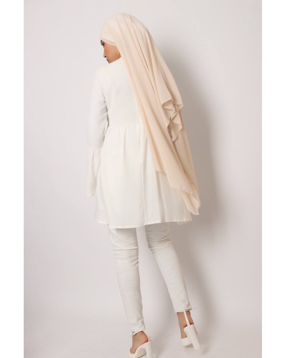 Hijab mousseline rectangle Nissa 175