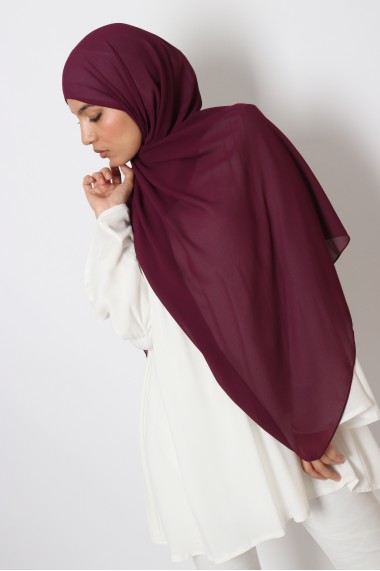 Hijab mousseline rectangle...