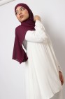 Hijab mousseline rectangle Nissa 175