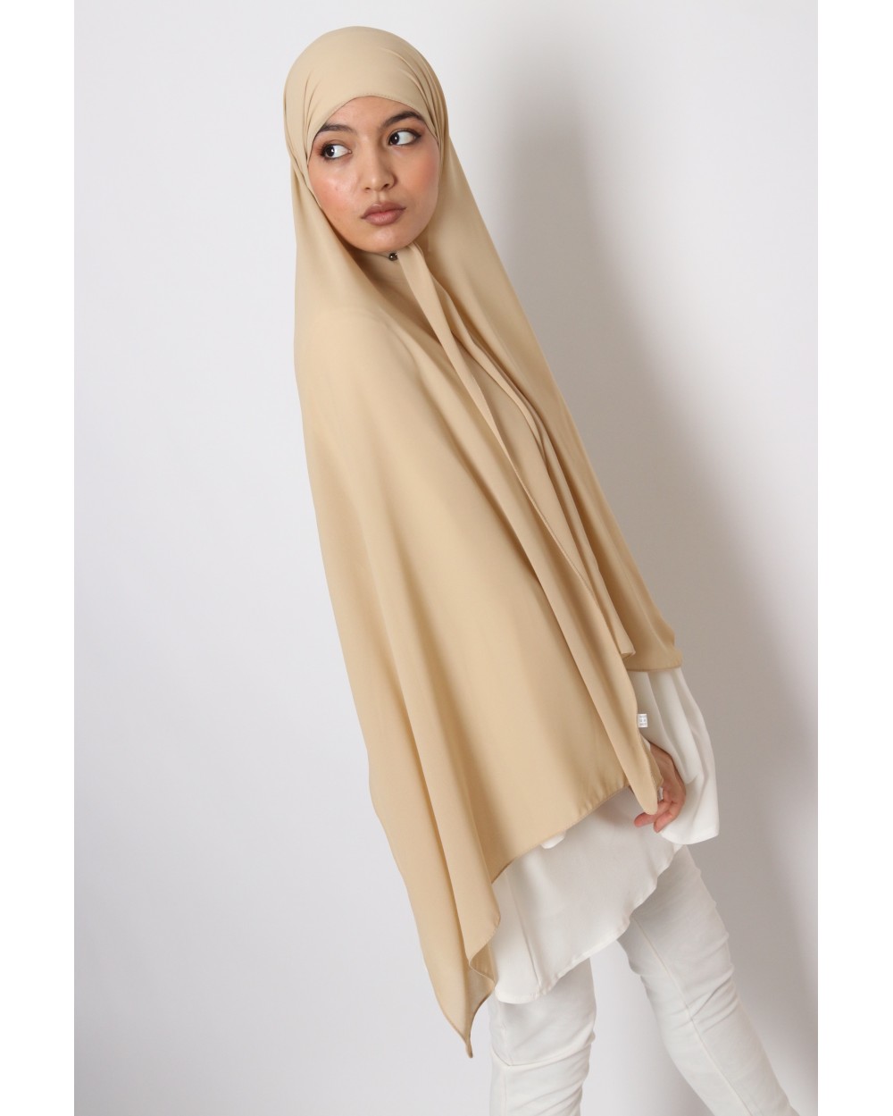 Hijab mousseline rectangle Nissa 175