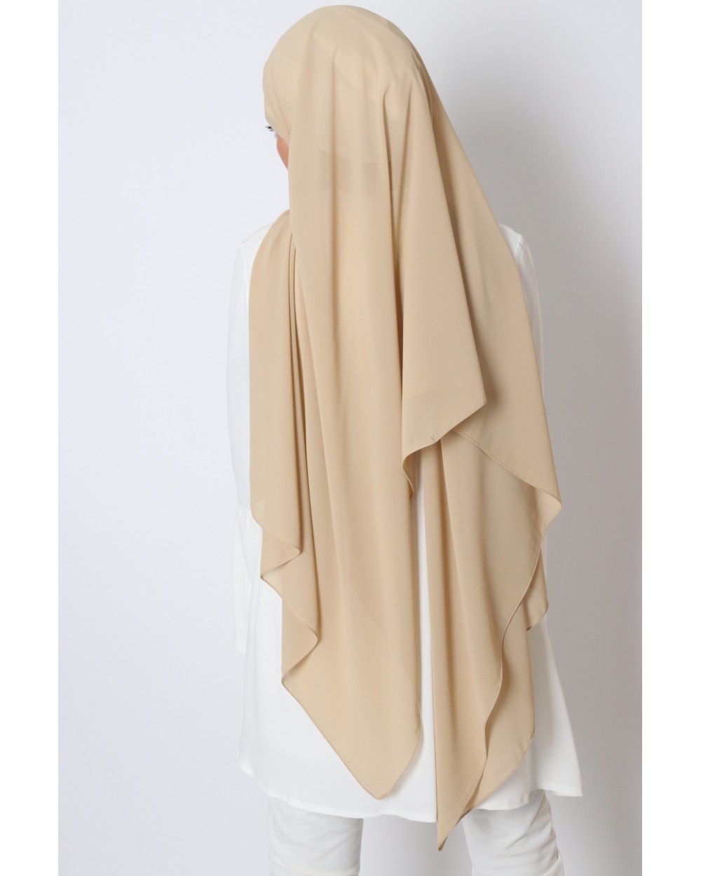 Hijab mousseline rectangle Nissa 175