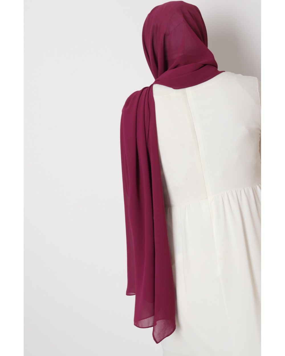 Hijab mousseline rectangle Nissa 175