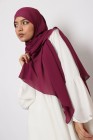 Hijab mousseline rectangle Nissa 175