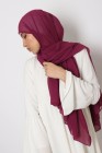Hijab mousseline rectangle Nissa 175