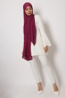 Hijab mousseline rectangle Nissa 175