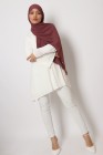 Hijab mousseline rectangle Nissa 175