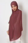 Hijab mousseline rectangle Nissa 175