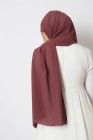 Hijab mousseline rectangle Nissa 175