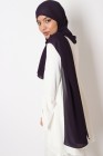 Hijab mousseline rectangle Nissa 175