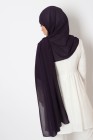 Hijab mousseline rectangle Nissa 175