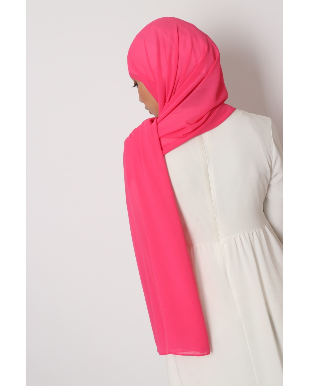 Hijab mousseline rectangle Nissa 175