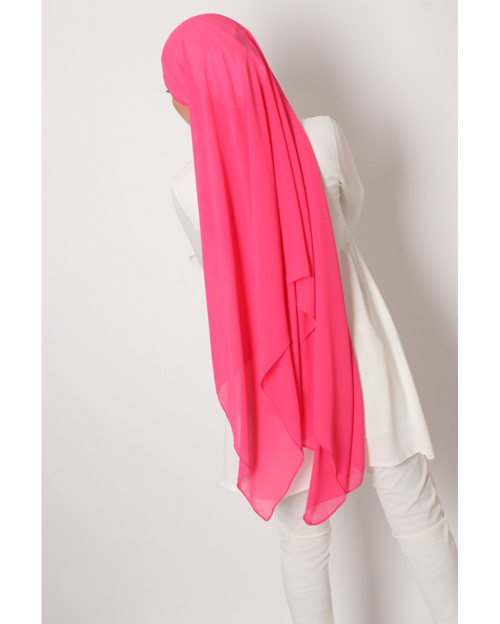Hijab mousseline rectangle Nissa 175