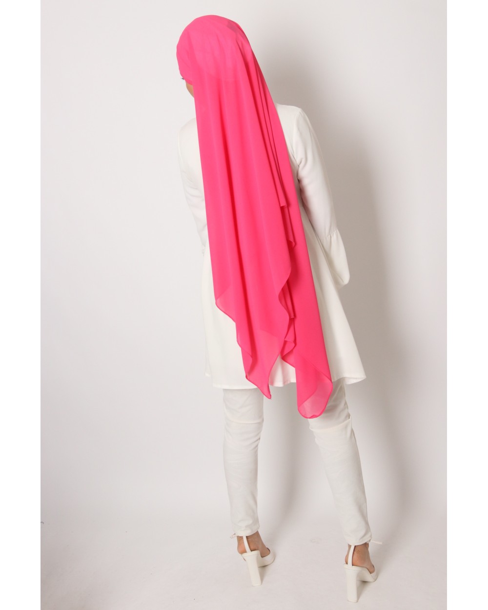 Hijab mousseline rectangle Nissa 175