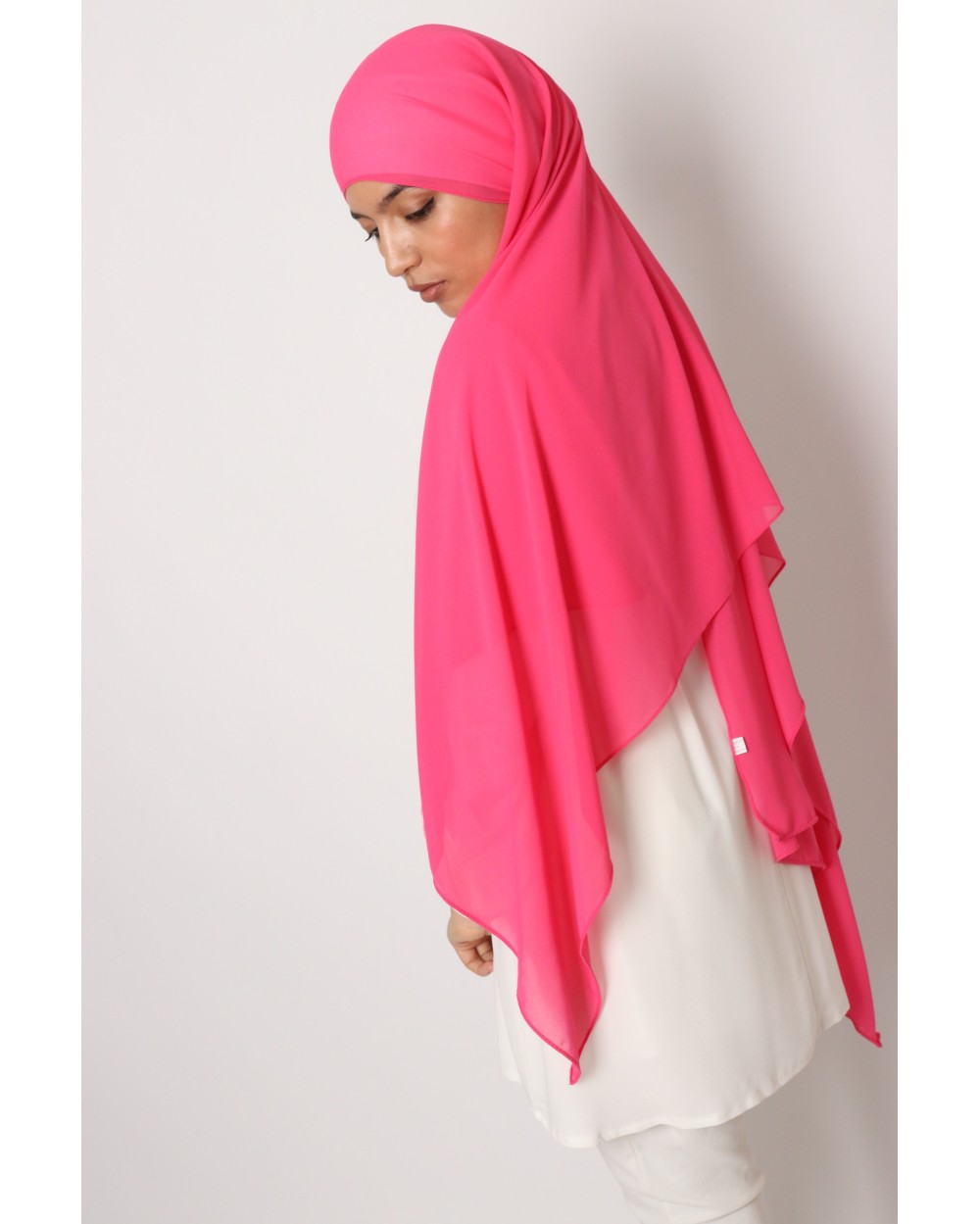 Hijab mousseline rectangle Nissa 175