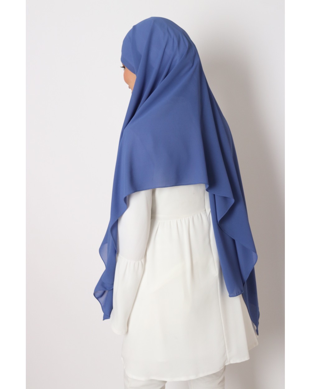 Hijab mousseline rectangle Nissa 175