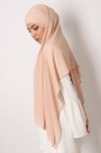 Hijab mousseline rectangle Nissa 175