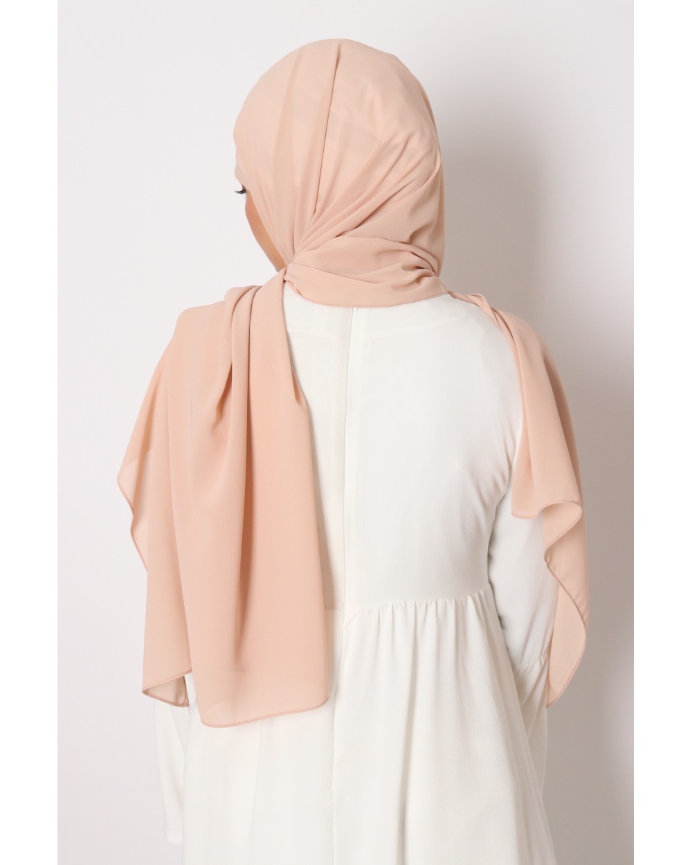 Hijab mousseline rectangle Nissa 175