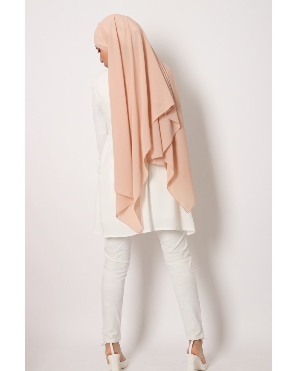 Hijab mousseline rectangle Nissa 175