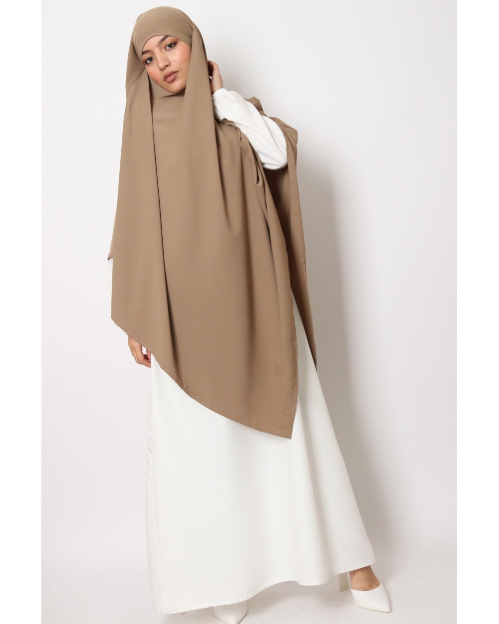 Khimar long soie de médine