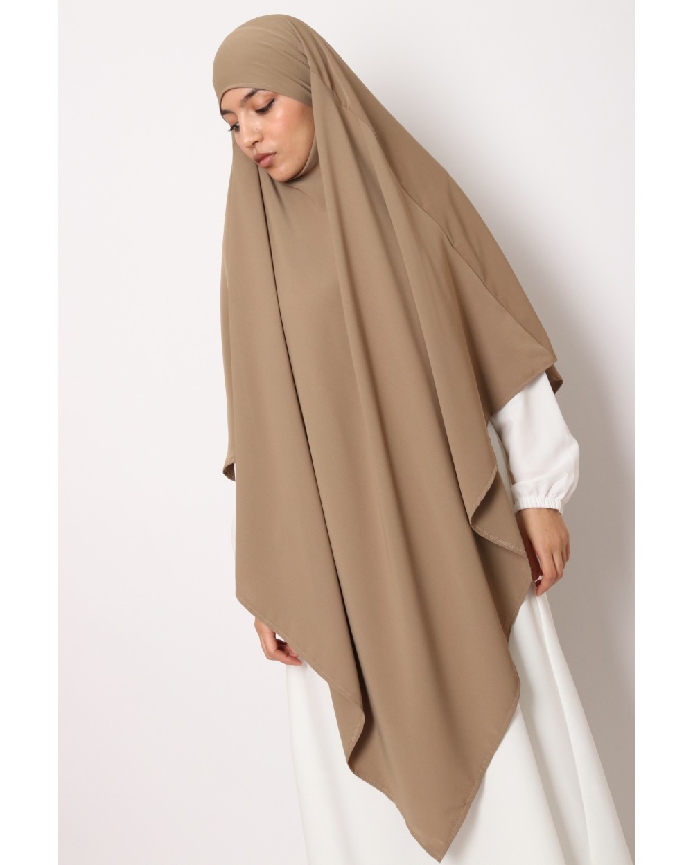 Khimar long soie de médine