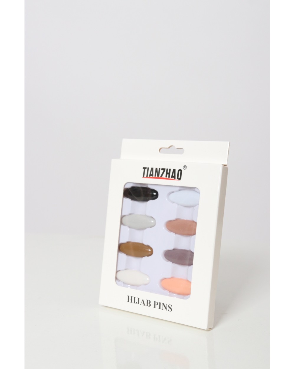 Set of 8 Sand scarf pins