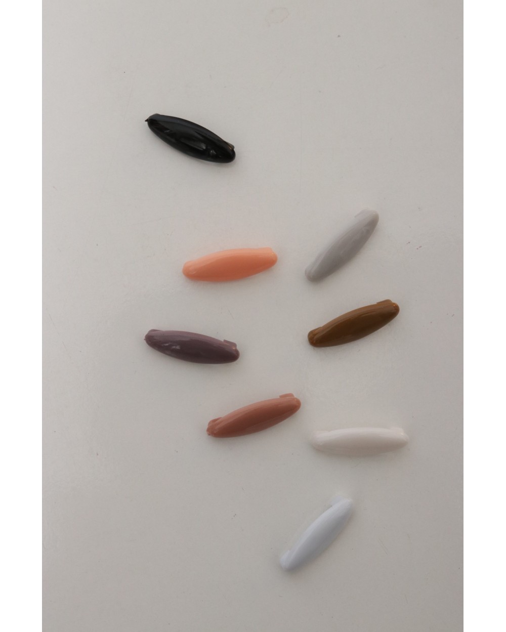 Set of 8 Sand scarf pins